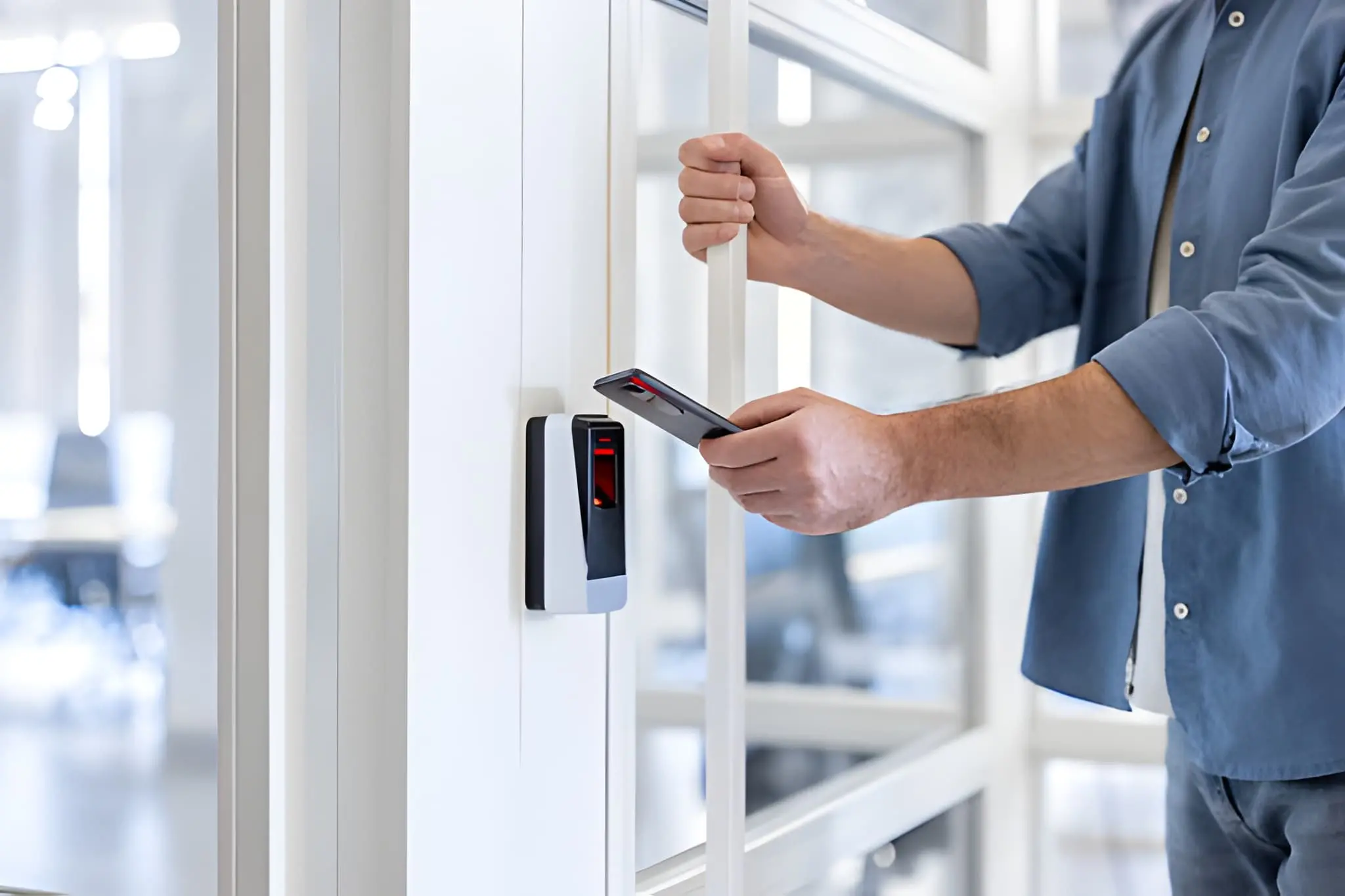 Advanced Access Control system securing industrial facility entrances efficiently