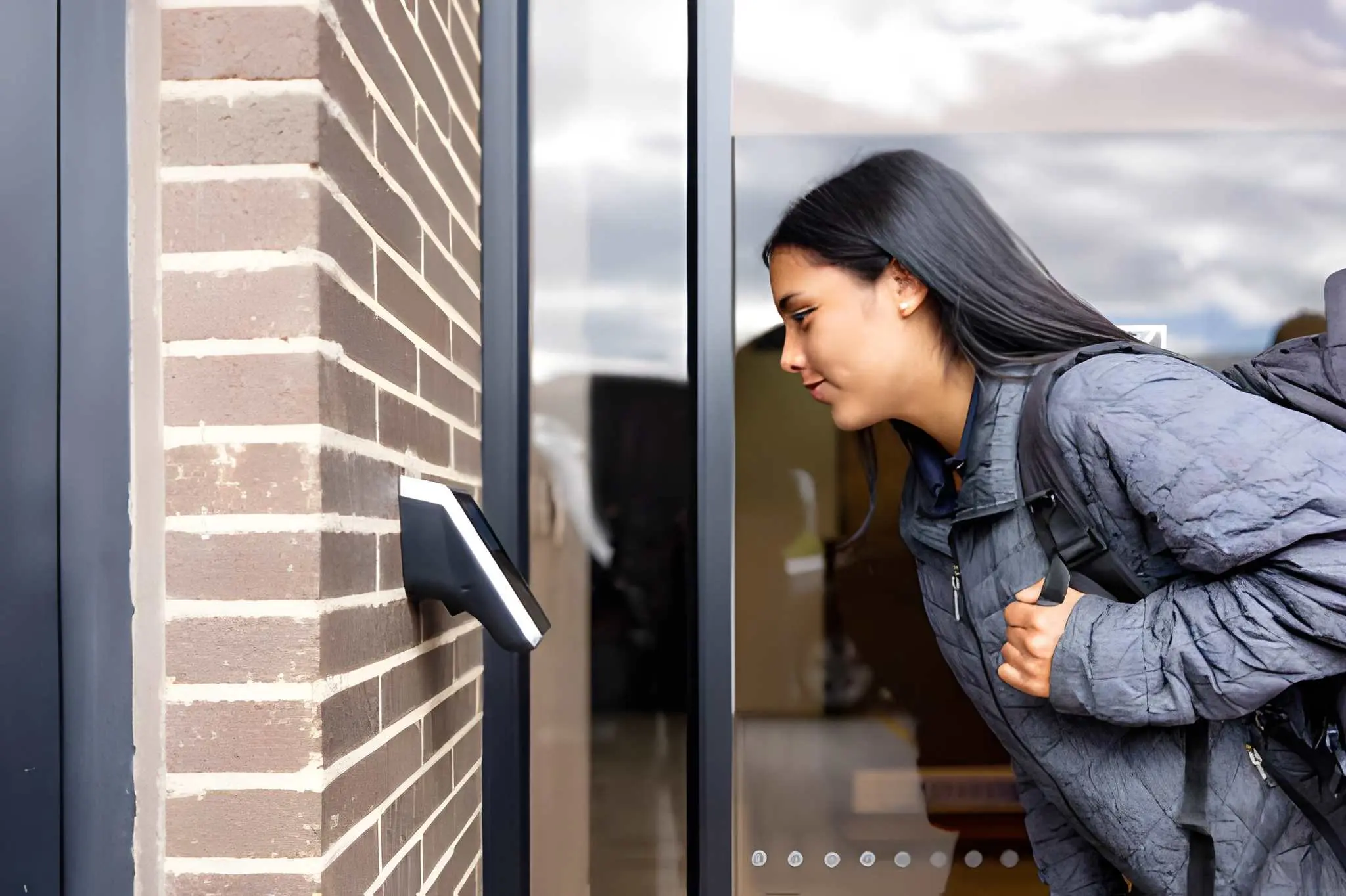 Home Intercom Security system providing secure, convenient entry management and visitor verification